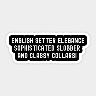 English Setter Sticker